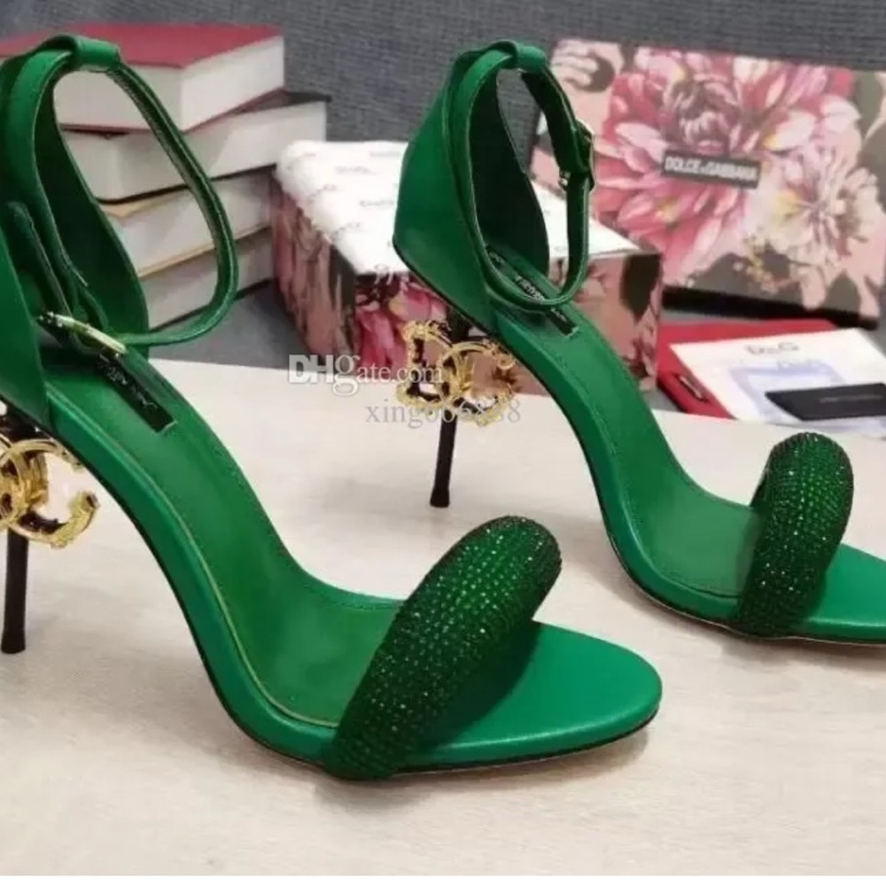 Dolce & Gabbana Vibrant Green Heels